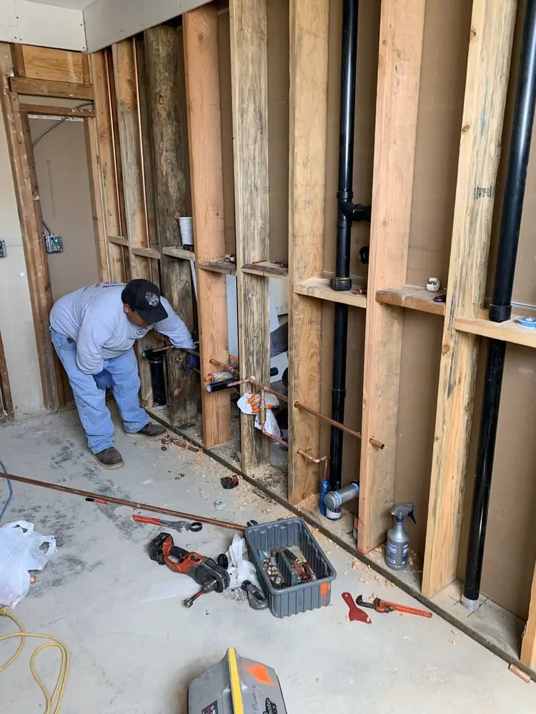 Commercial rough-in plumbing for Water Heater Replacement in East Boston
